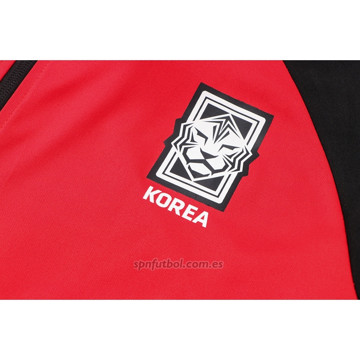 Chaqueta del Corea del Sur 2022-2023 Negro y Rojo